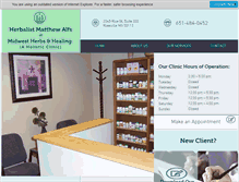 Tablet Screenshot of midwestherbsandhealing.com